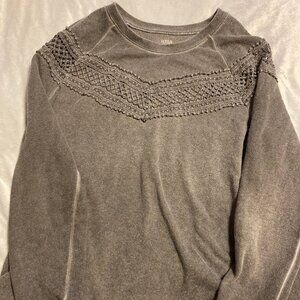 a.n.a. Gray Cotton Sweatshirt ~ Size Medium